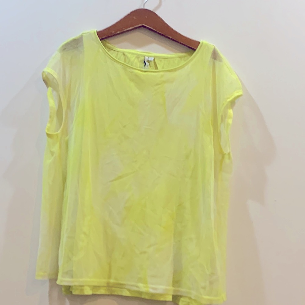 Sz M Calvin Klein mesh top